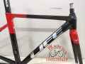 Khung sườn xe đạp đua (Road bike), Touring cao cấp, Sườn xe đạp nhôm không mối hàn, dây cáp âm khung. 