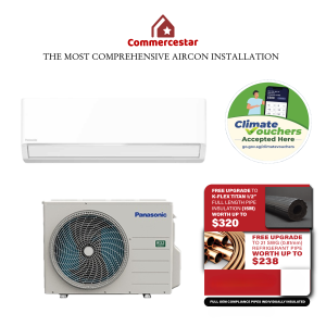 PANASONIC XU SERIES R32 SYSTEM 1 AIRCON INSTALLATION (INSTALLATION INCLUDED FREE UPGRADED MATERIALS)