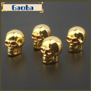 gaoba กะโหลกวาล์วหมวก ABS ปลั๊กล้อรถสำหรับล้อแม็กวาล์ว CAP Auto Valve ฝาครอบหัวนมสำหรับรถยนต์รถจักรยานยนต์จักรยาน