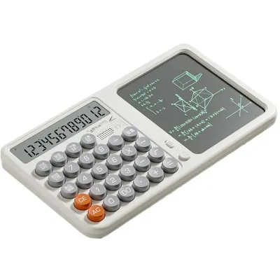 Giorgione schoolsupplies scientific calculator with Voice Calculator with Notepad Large Display Eye Protection Screen Digital Writing Tablet Calculator Electronic Calculator Multi-Functional Function Calculators with Tablet Office Use