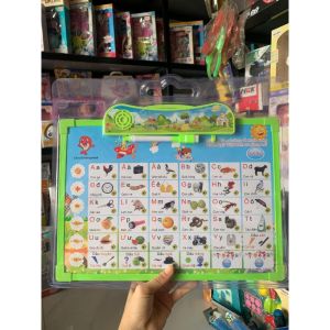Bảng học điện tử thông minh song ngữ Anh - Việt cho bé - Bảng đọc nói điện tử đa năng 6 chủ đề cho bé học