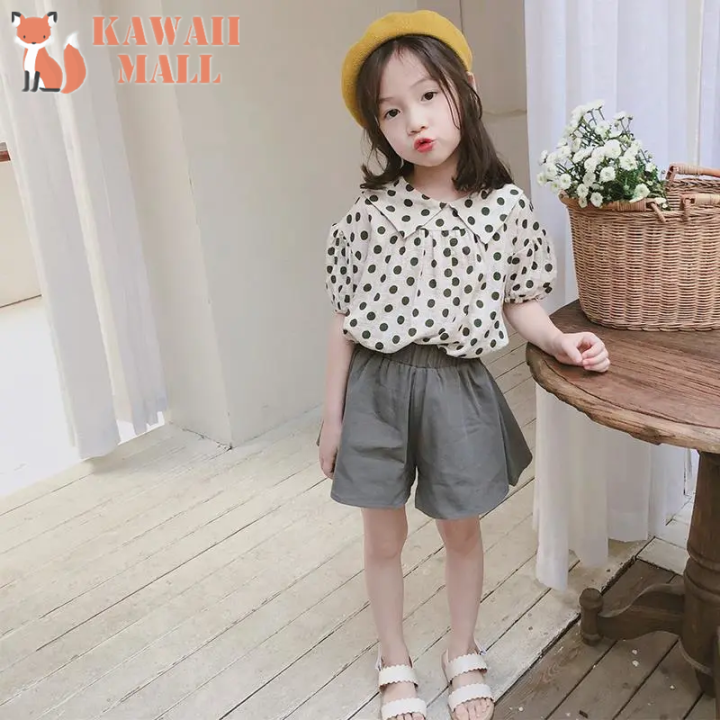 Kawaii Children's Fashion 2PCS（Tops+Shorts） High Quality fashion korean ...