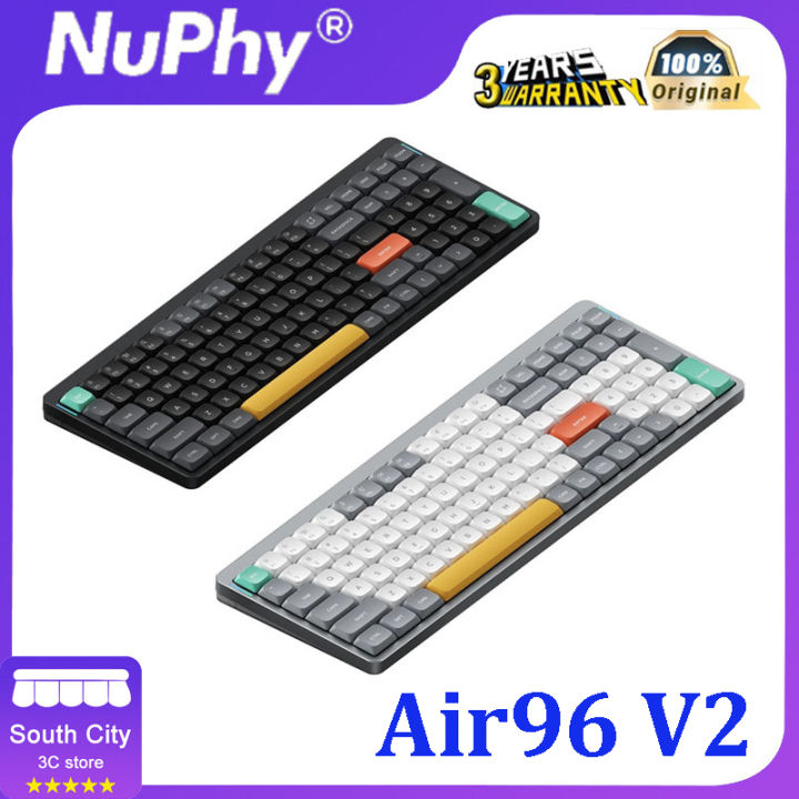 Nuphy air96 v2 qmk via wireless mechanical keyboard lazada singapore