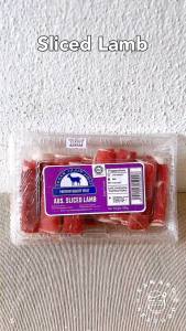 LAMB ROLL AUSTRALIA HALAL KAMBING SHABU150g  羊肉卷- RAWANG SEAFOOD