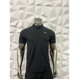 Áo polo nam Li-Ning APLS001 Áo thun nam cổ bẻ vải thể thao mềm mát co giãn tốt thoáng mát 55-93kg