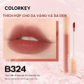 Son COLORKEY Watery Matte Lip Tint, Chút hơi nước ẩm, Không lem không dính 1.8g nf. 