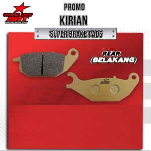 KAMPAS REM BELAKANG KOMPOSITE BRT MX KING JUPITER MX XABRE R15 Vixion NVA NVL Brake Pad Rear Composite BRT JUPITER MX KING NEW VIXION LIGHTNING ADVANCE