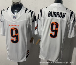 NFL third-generation American football jersey featuring the "Tigers" design short-sleeved with embroidered details available in stock size 9