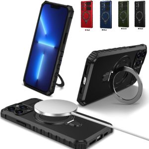 CASE STAND MAGNETIC + MAGSAFE PREMIUM FOR IPHONE 15 15 PLUS 15 PRO 15 PRO MAX 14 14 PLUS 14 PRO 14 PRO MAX 13 13 PRO 13 PRO MAX 12 12 PRO 12 PRO MAX 11 11 PRO 11 PRO MAX