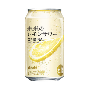 Asahi Future Lemon Original/Plain Sour Chuhai - Japanese Alcoholic Can Drink 5% Alc. 345ml