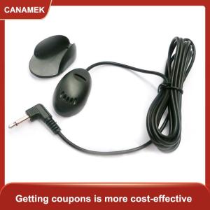【CANAMEK】 Car Microphone Mini 3.5mm Wired Microphone For Car Stereo Audio Hands-free Mic For Paste Type Mini Microfono 