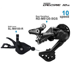 SHIMANO DEORE M4100 10/11 Speed MTB Mountain Bike Groupset SL M4100 Right Shifter RD M4120 RD M5120 SGS Rear Derailleur Bicycle Parts
