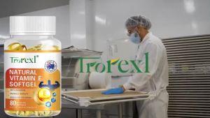 [Local Delivery + COD] Trorexl Halal Vitamin E Whitening Capsules – 80 Softgels  Anti-Aging Antioxidant Reduce Wrinkles & Brighten Skin