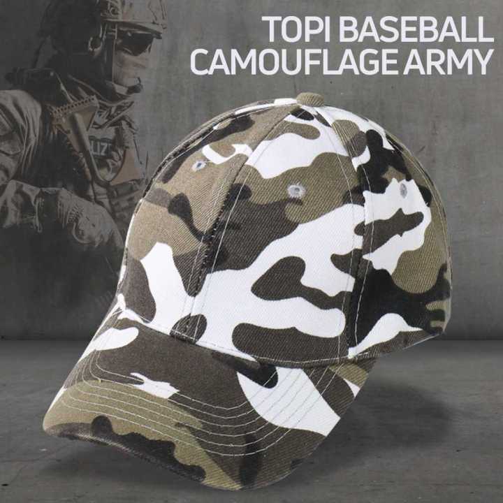 EVRFELAN Topi Baseball Cap Army Camouflage - S8R | Lazada Indonesia