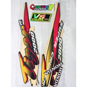 STRIPING STANDART LIST BODY MOTOR HONDA TIGER 2000