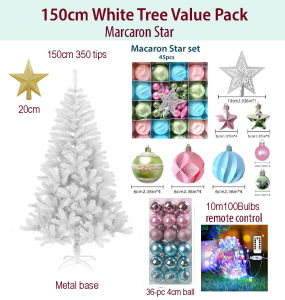 【Christmas Tree with Decor】90cm/120cm/150cm/180cm with Ornaments at Best price!