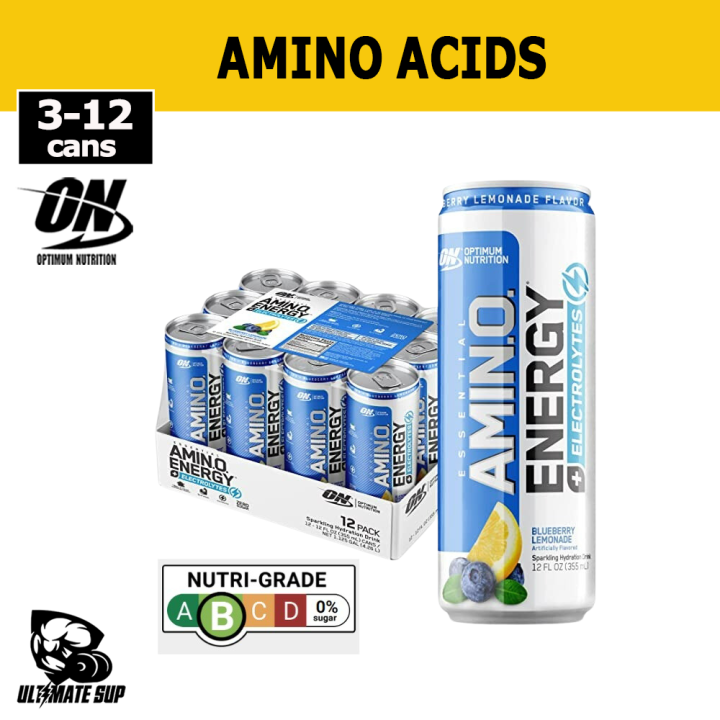 Optimum Nutrition, Amino Energy Drink, Amino Acid, Energy Drink