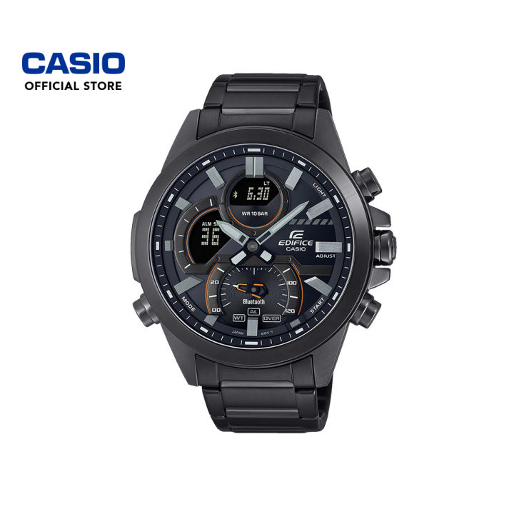 Casio Edifice ECB-30DC-1A Black Stainless Steel Band Men Watch