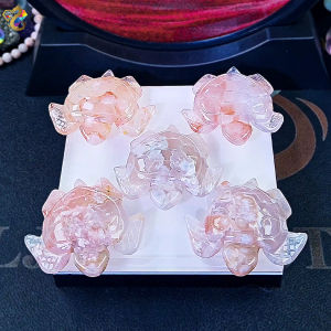 Collectors Grade Sakura Blossom Agate Sea Turtle Display