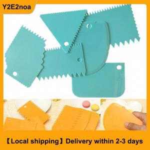 【Local shipping】 6Pcs Cutter Pastry Dough Fondant Cream Decorating Cake Scraper Edge Tools