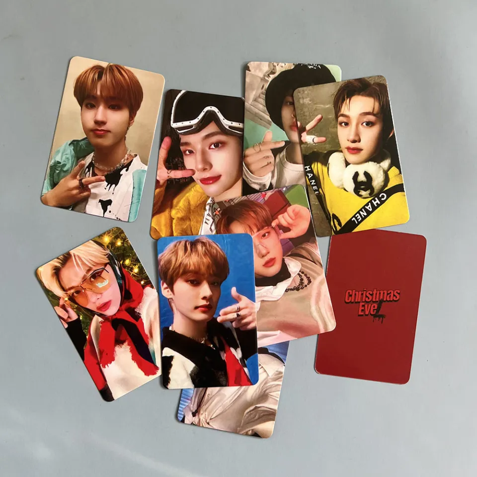 Straykids Christmas Evel Subk Photocard Holiday Special Leeknow Chanbin  Hyunjin Han Felix Seungmin I.N Photo Cards 8 Per Set | Lazada