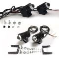 2 PCS Mini Driving Light White+Yellow Pair of Universal High quality led light Motorcycle HUKP Mini Driving Light. 