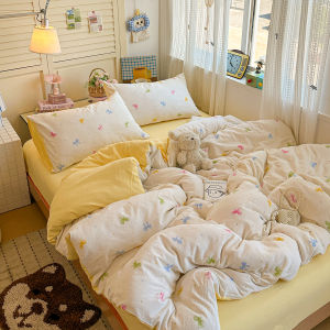 1 Pcs Cute Cartoon Print Quilt Cover Soft Skin-friendly Breathable Duvet Covers Comfortable Durable Single Double Blanket Cover2026