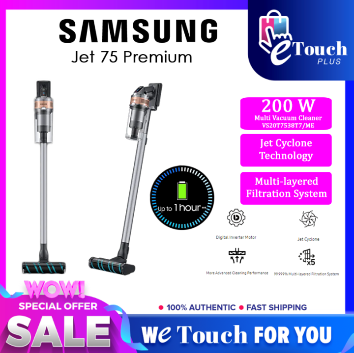 SAMSUNG Jet 90 Vacuum Cleaner Stick 200W POWERstick Jet™ with Jet