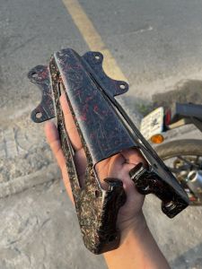 Pát sắt Exciter 150 ốp dè sau xe Ex 150 Carbon Fiber vân forget siêu đẹp