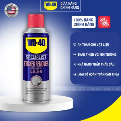 Chất Tẩy Keo Dính Nhựa Đường Chuyên Biệt WD-40 Loại Bỏ Chất Dính Đa Năng 200 ML