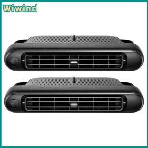 【Wiwind】2Pcs พนักพิงศีรษะรถยนต์พัดลมระบายความร้อนอากาศ 3 ความเร็วปรับภายในรถยนต์พัดลมพนักพิงศีรษะด้านหลังคูลเลอร์ USB ขับเคลื่อนพัดลมพนักพิงศีรษะที่นั่งในรถยนต์