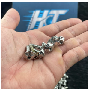 Ốc salaya inox 304 5li15 phụ kiện xe máy HT mẫu ngôi sao dàn áo xe dùng cho tất cả dòng xe