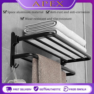 Best Sales - Stainless Steel Bathroom Towel Rack 304 Holder Waterproof Stand Organizer Toilet Accessories