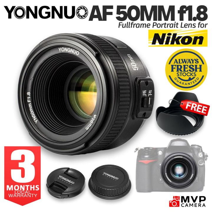 For Nikon Lente Yongnuo 50mm Nikon YONGNUO YN 50mm Lens For Nikon