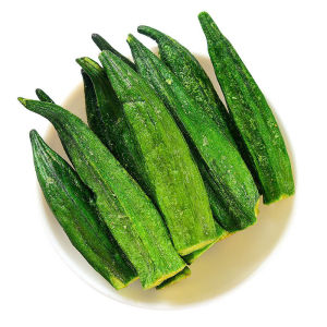 [ Giòn ngon ] Combo 500g Đậu bắp sấy giòn nguyên vị tự nhiên không đường giòn thơm ngon ăn liền tốt cho sức khỏe