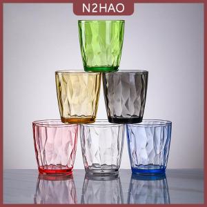 N2HAO  Acrylic uống kính vỡ vỡ nước Tumblers không thể phá vỡ tái sử dụng bia Champagne cup máy rửa chén an toàn cho Đảng