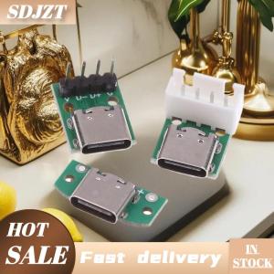 SDJZT 5Pcs USB Adapter Board TYPEC16P To 2.54 Pin Terminal Upgrade Version With Holes For Fixation
