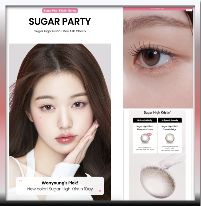 [Hapa Kristin] Sugar High Kristin Ash Choco1Day 10P, 20P, 30P