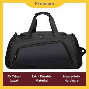 iFASHION 2078 Premium Quality Multi-Functional Laptop Messenger Business Travel Duffel Gym Backpack Sport Bag Lelaki Beg Galas Besar