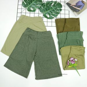 Kulot Jane uk 1-10 Tahun / Celana Polos 3per4 Anak Perempuan Bawahan Pendek Pants Harian Murah