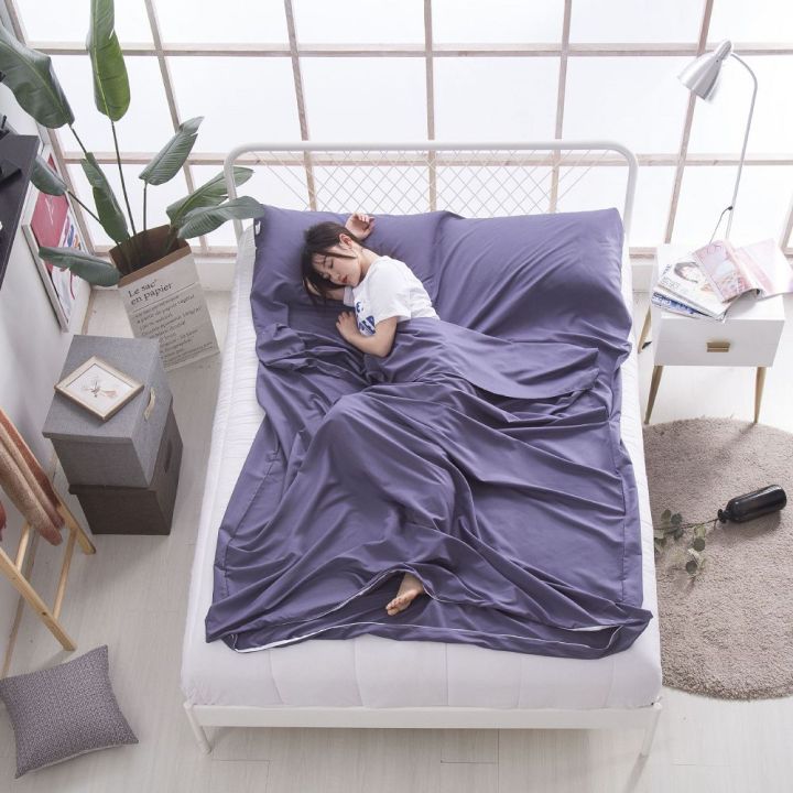 Lightweight Sleeping Bag Liner Portable Cotton Sleeping Sack