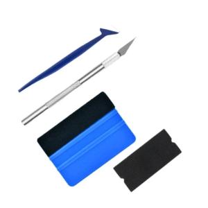 7Pcs/Set Car Vinyl Tint Film Wrapping Felt Squeegee Cutter Installing Tool Kit Auto Sticker