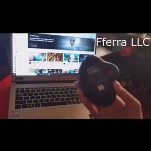 Jomaa Wireless Trackball Mouse with Bag 2.4g Ergonomic Rollerball Mouse Rechargeable Bluetooth Computer Mice 3 Device Connection