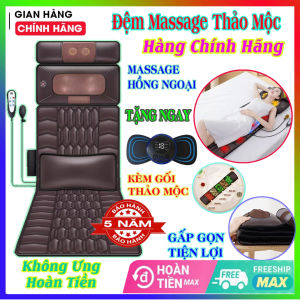 Nệm Massage Toàn Thân Cao Cấp -Thảm mát xa toàn thân có kèm gối thảo mộc và massage chân-  Đệm massage gia đình- Máy mát xa - Đệm massage - Đệm mat xa- Massage Ghế massage toàn thân công nghệ Nhật Bản