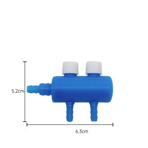 Van Chia Sủi Oxy Đầu Chia Oxy Có Van Khóa Sử Dụng Được Dây 4-8mm Cho Bể Cá Cảnh