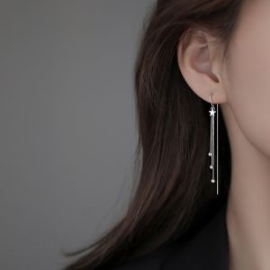 Earrings Tassels Noble Temperament Earrings Atmosphere Compact Unique Fashion Design