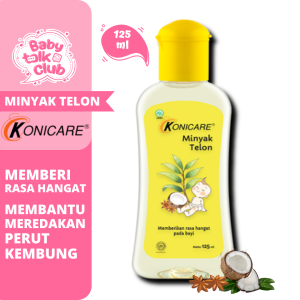KONICARE Minyak Telon Botol 125 ml Membantu Meredakan Perut Kembung Pada Anak