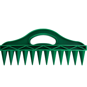 12 lubang Pelubang Tanah Manual Portabel Alat Tanam Biji Bijian Plastik Alat Menanam Sayuran Portabel Alat Penanam Benih Multifungsi