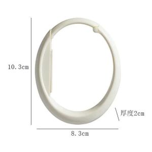 Ⓜ️ZEROIDEASⓂ️ Strong Load Bearing Sundries Storage Hook Desktop Bag Rack Removable Round Office Table Side Fixed Handbag Holder Portable Bag Hook Round Bag Hooks for Purse Clothing Accessories Practical & Popular Hanger Removable Hooks Portable Hook