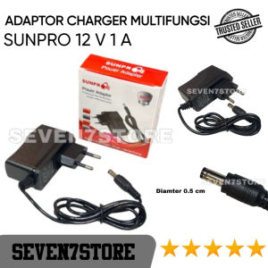 Adaptor 12V 1A Power Adapter Charger Multifungsi SUNPRO 12V 1A